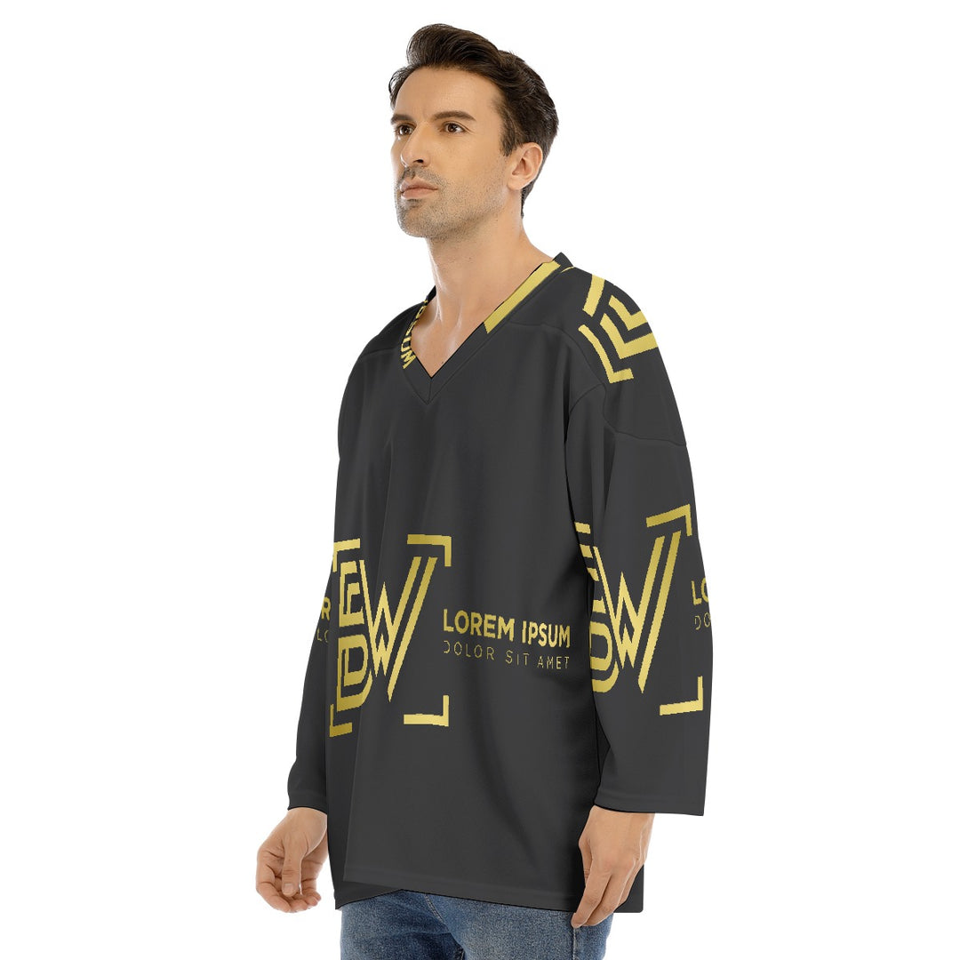 Men's V-neck Ice Hockey Jersey