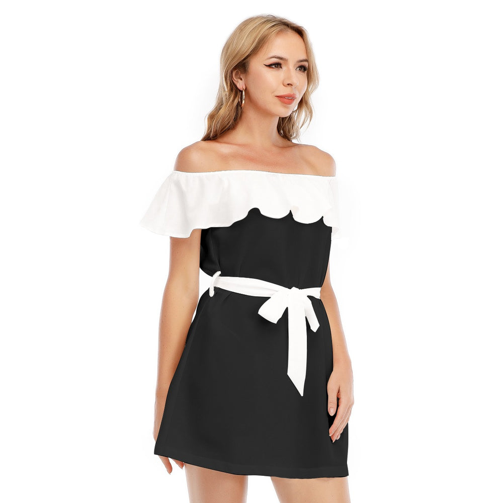 Women's Off-shoulder Dress With Ruffle