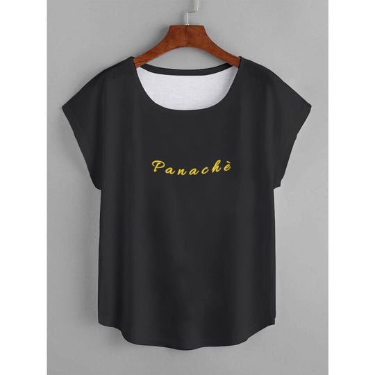 Women's Curved Hem T-shirt (Plus Size)