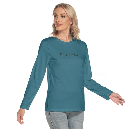 Women's Round-neck Long Sleeve T-shirt