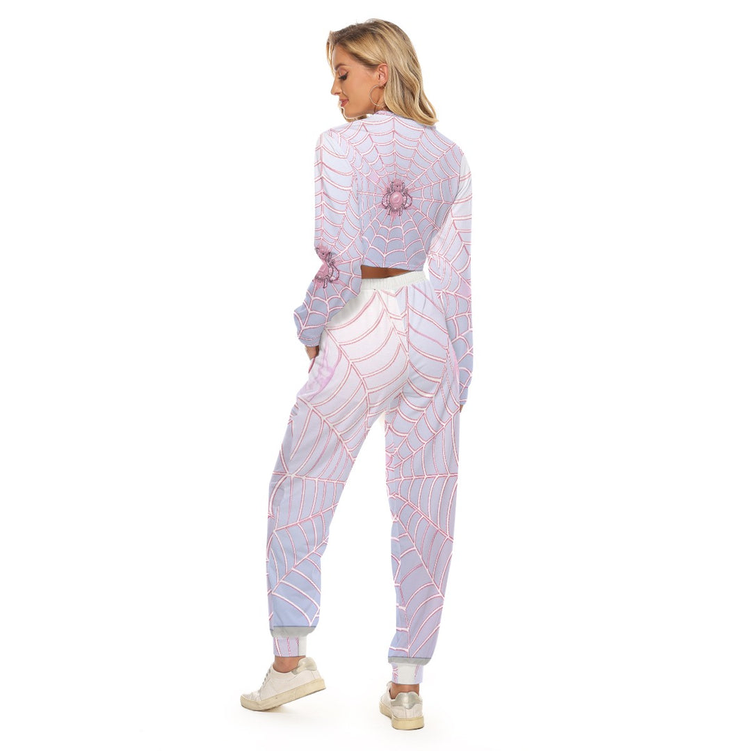 Women's Crop Sweatshirt Suit