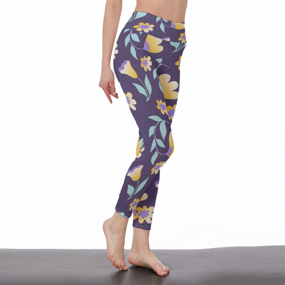 Women's High Waist Leggings | Side Stitch Closure