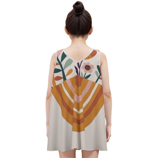 Kid's Sleeveless Dress | 180GSM Cotton