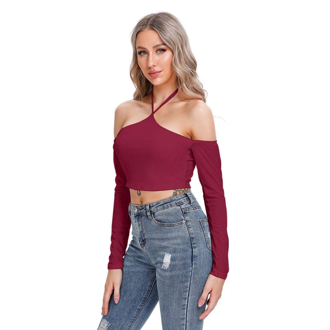 Women's Halter Lace-up Top