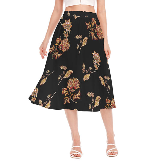 Women's Long Section Chiffon Skirt