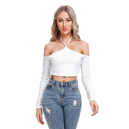 Women's Halter Lace-up Top