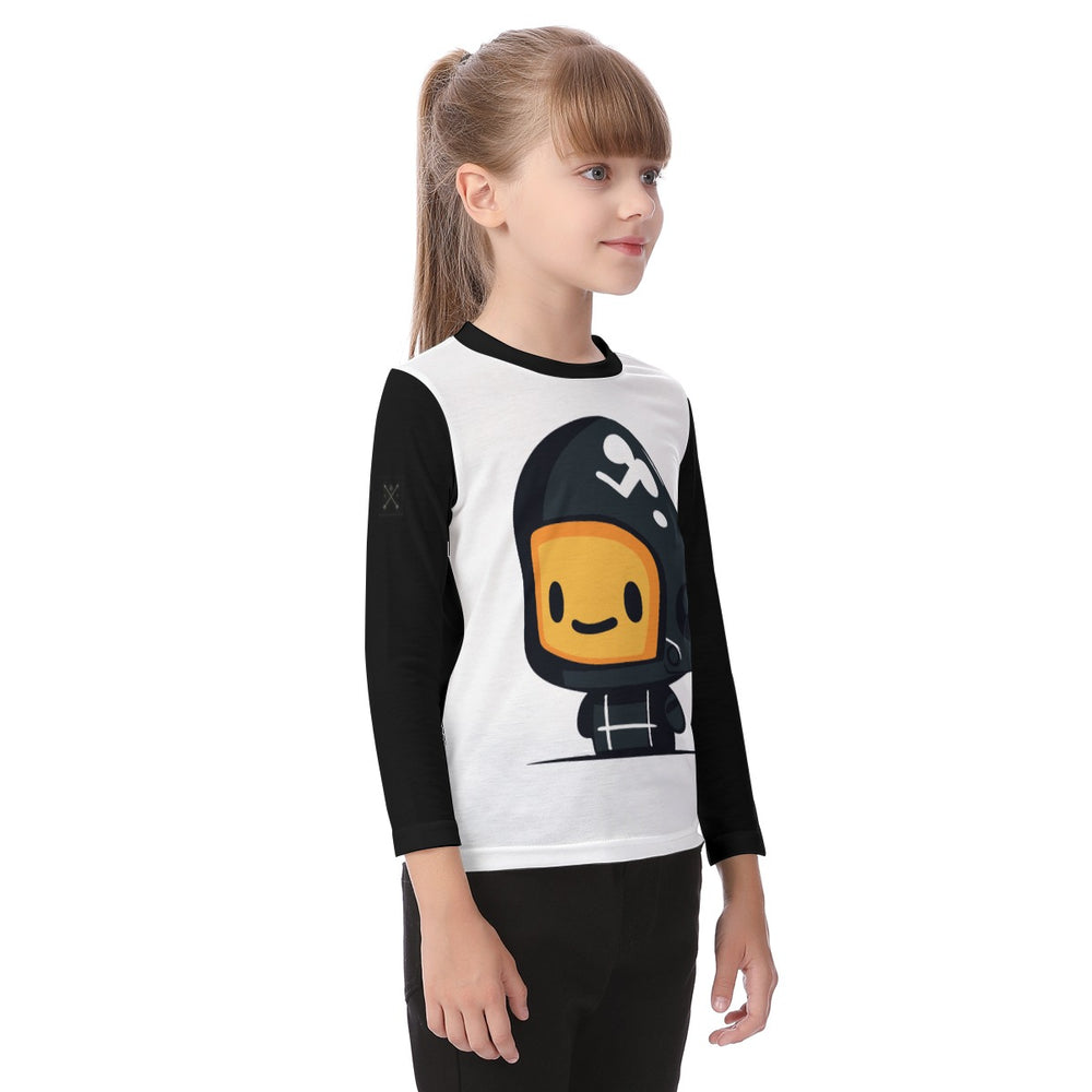 Kid's Round-Neck Long Sleeve T-shirt