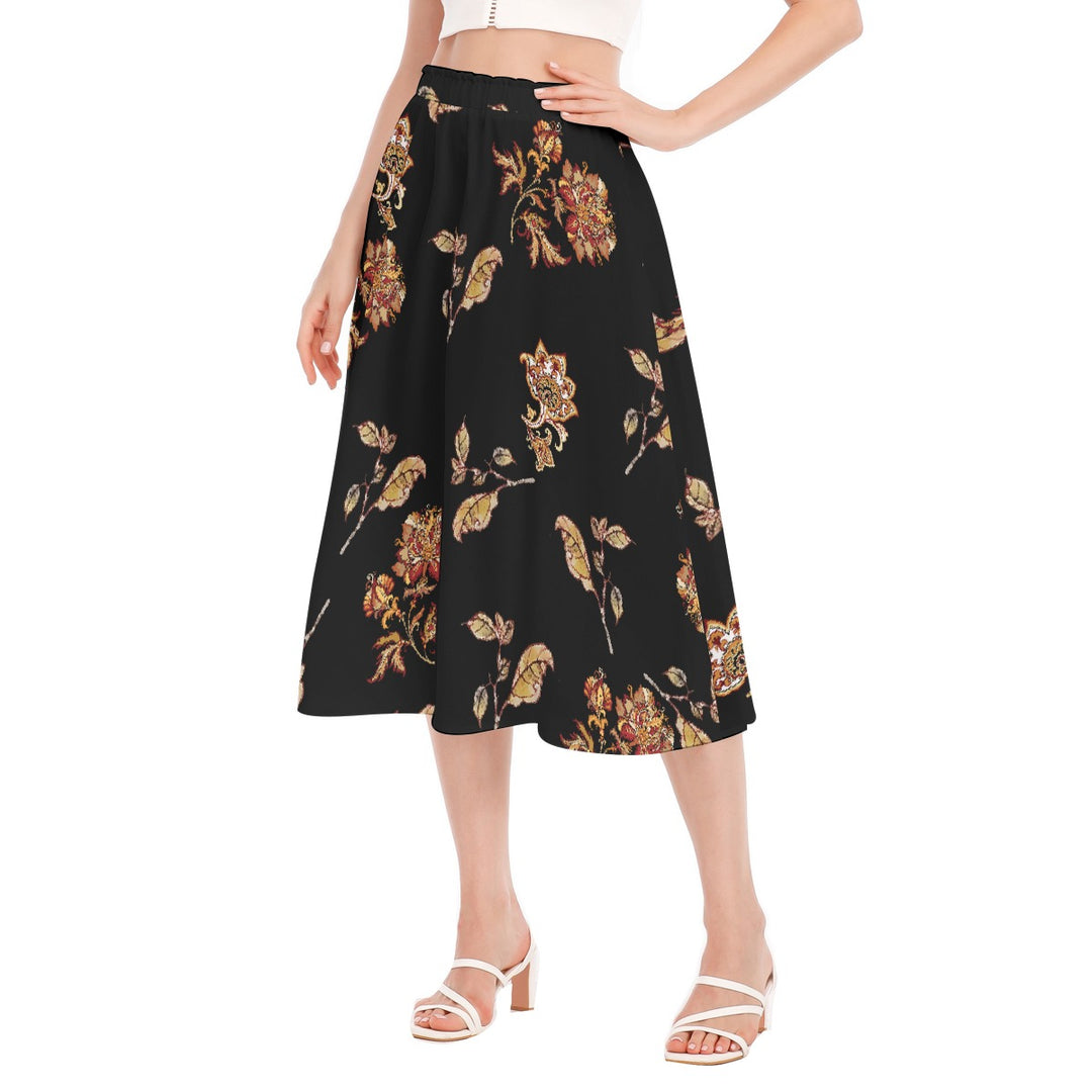 Women's Long Section Chiffon Skirt