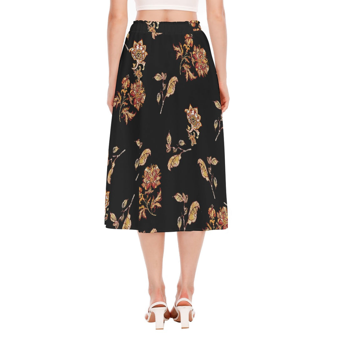 Women's Long Section Chiffon Skirt