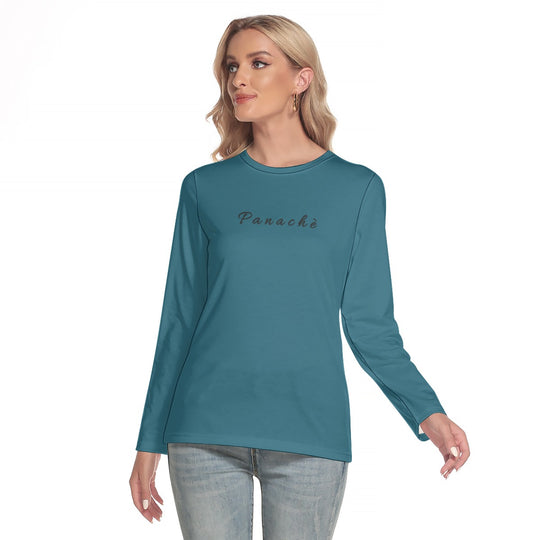 Women's Round-neck Long Sleeve T-shirt