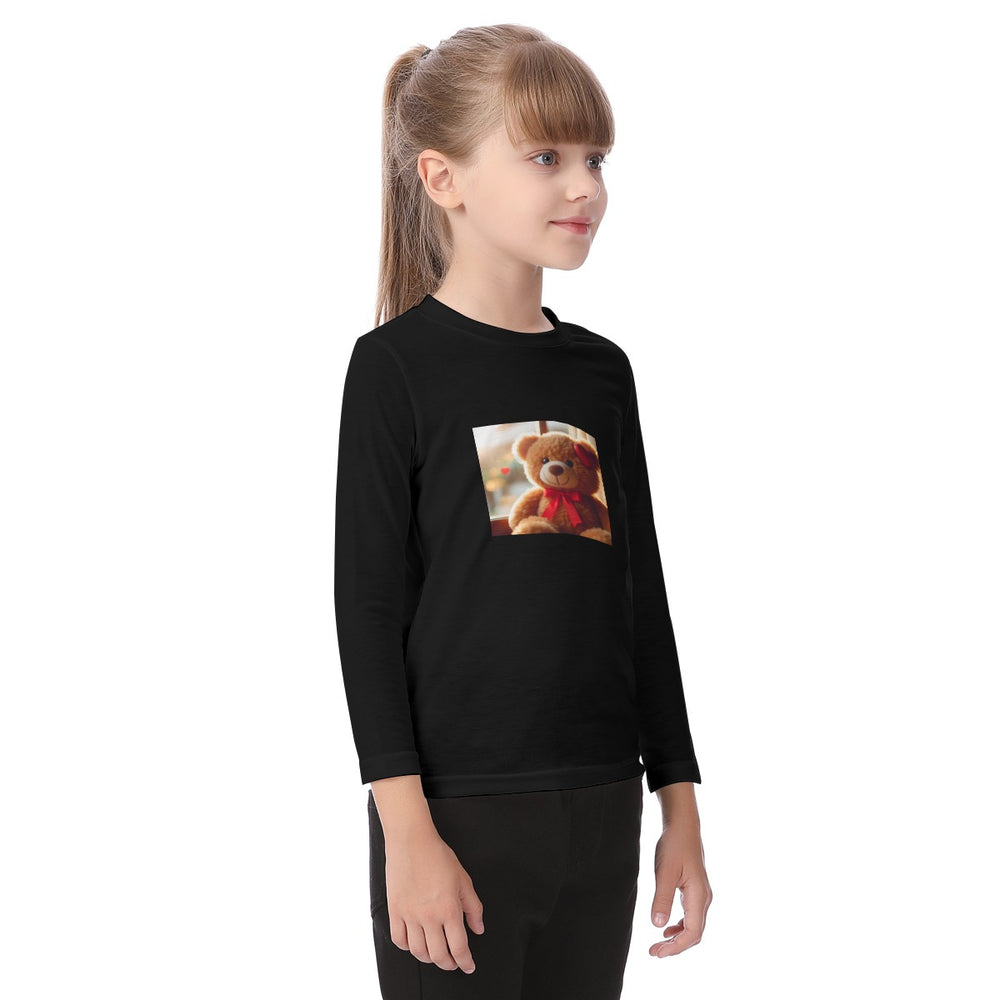 Kid's Round-Neck Long Sleeve T-shirt