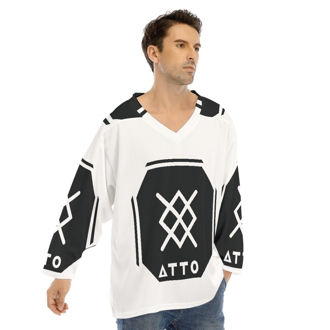 Men's V-neck Ice Hockey Jersey