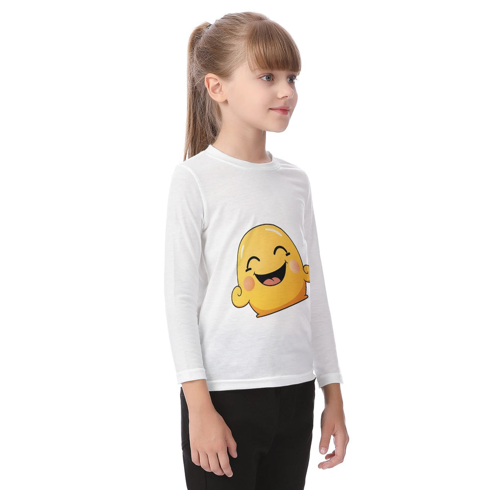 Kid's Round-Neck Long Sleeve T-shirt