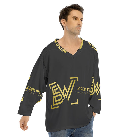 Men's V-neck Ice Hockey Jersey