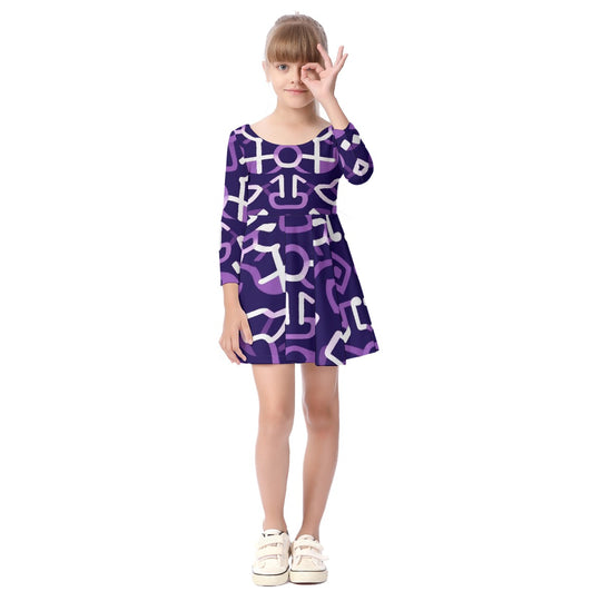 Kid's Long Sleeve Dress