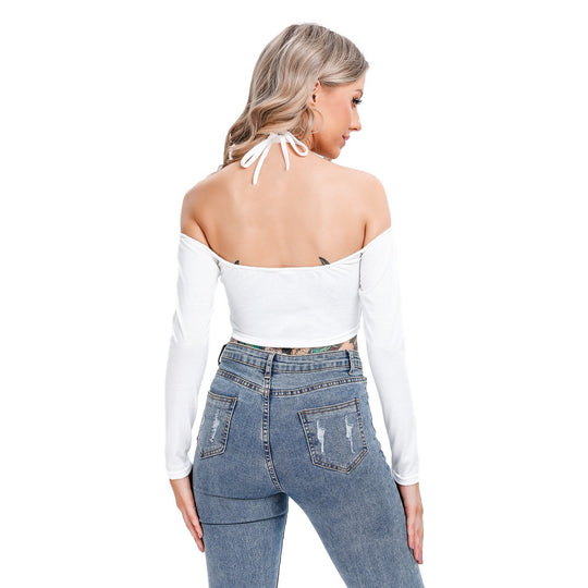 Women's Halter Lace-up Top