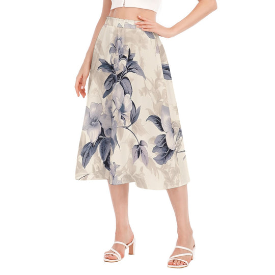 Women's Long Section Chiffon Skirt