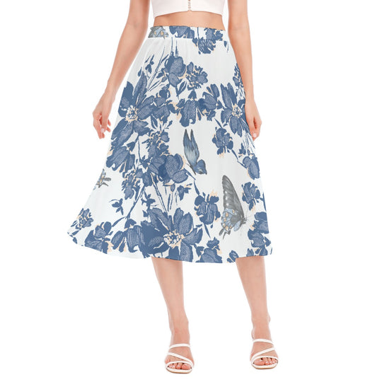 Women's Long Section Chiffon Skirt