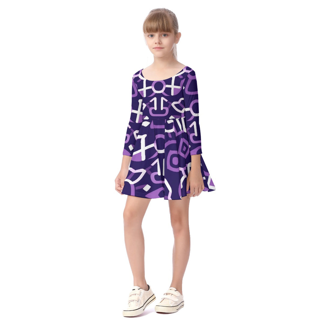 Kid's Long Sleeve Dress