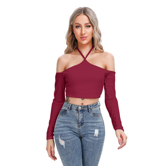 Women's Halter Lace-up Top