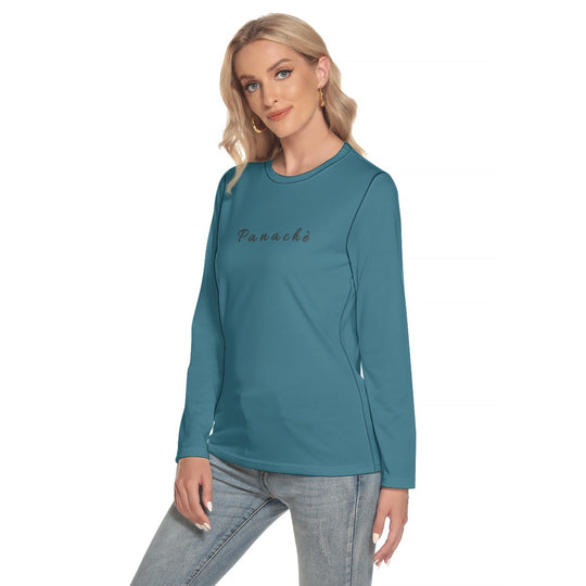 Women's Round-neck Long Sleeve T-shirt