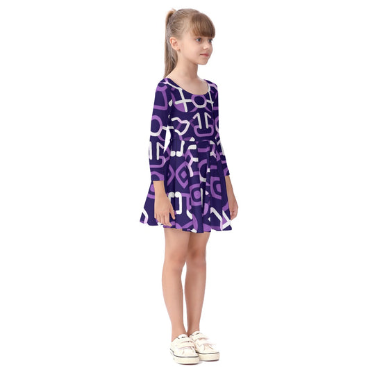 Kid's Long Sleeve Dress