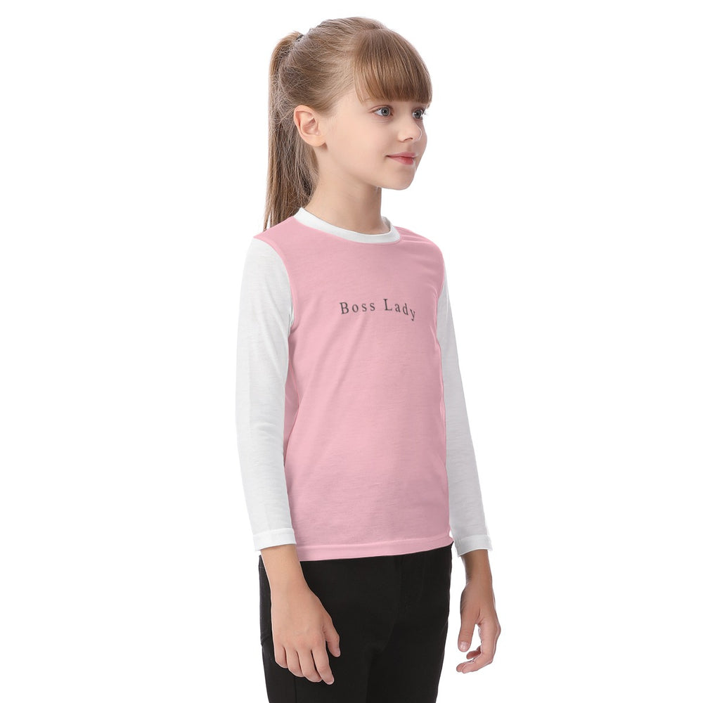 Kid's Round-Neck Long Sleeve T-shirt