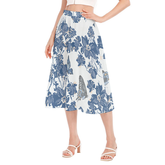 Women's Long Section Chiffon Skirt