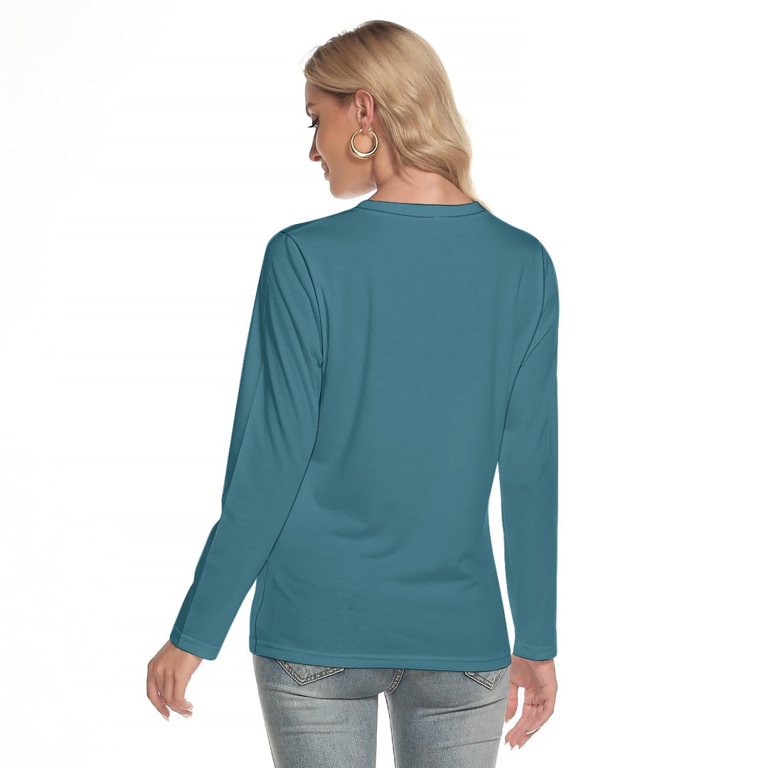 Women's Round-neck Long Sleeve T-shirt