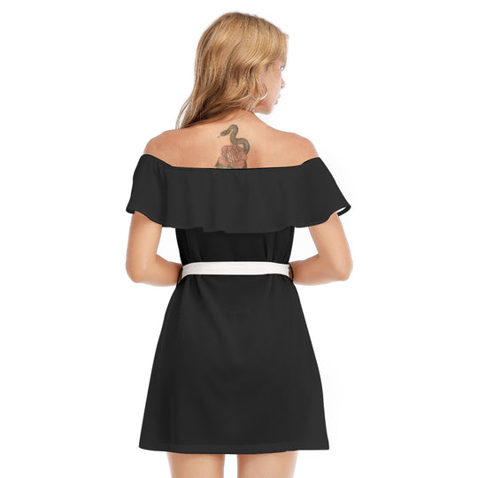 Women's Off-shoulder Dress With Ruffle